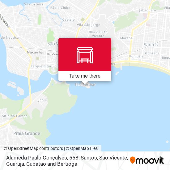 Alameda Paulo Gonçalves, 558 map