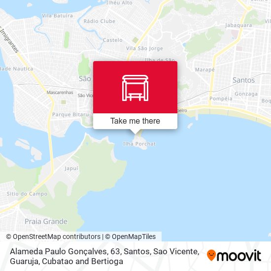 Alameda Paulo Gonçalves, 63 map