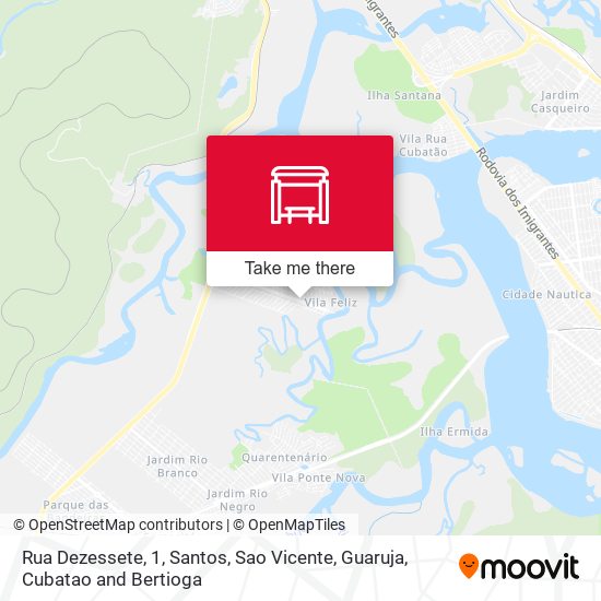 Rua Dezessete, 1 map