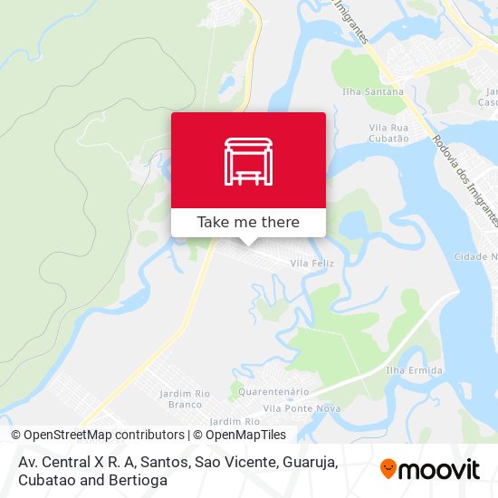 Av. Central X R. A map
