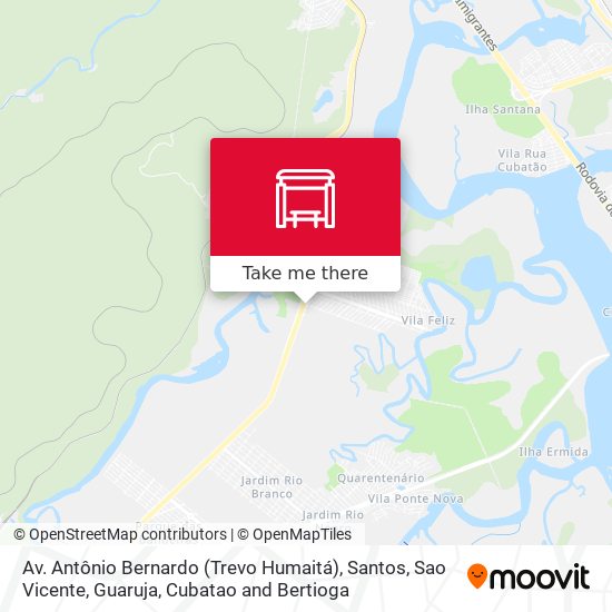 Av. Antônio Bernardo (Trevo Humaitá) map