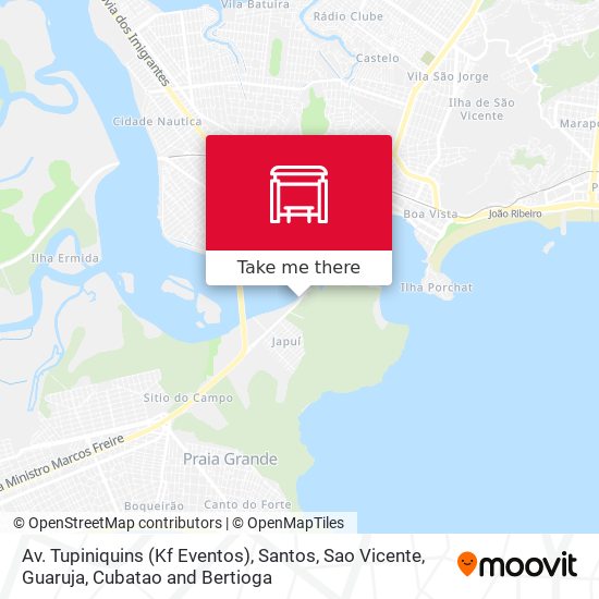 Av. Tupiniquins (Kf Eventos) map