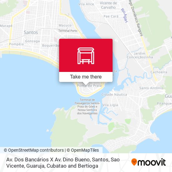 Av. Dos Bancários X Av. Dino Bueno map