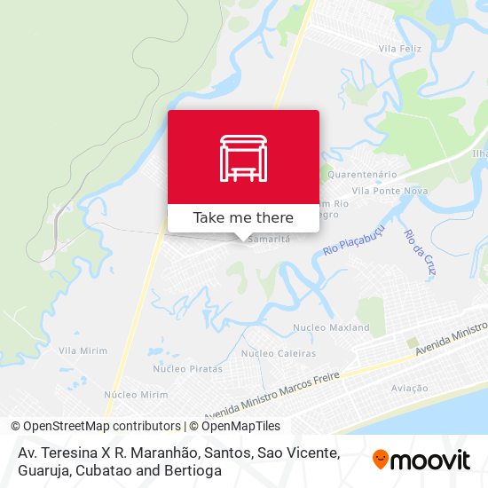 Av. Teresina X R. Maranhão map