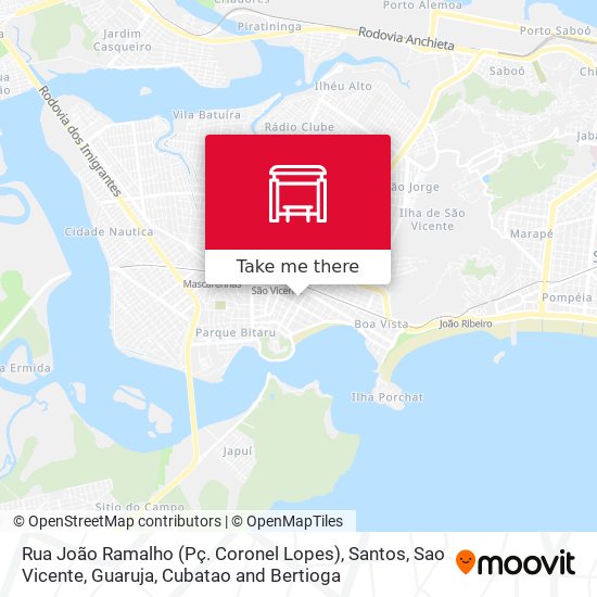 Rua João Ramalho (Pç. Coronel Lopes) map