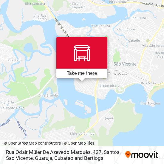 Rua Odair Müler De Azevedo Marquês, 427 map
