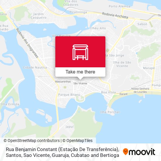Rua Benjamin Constant (Estação De Transferência) map