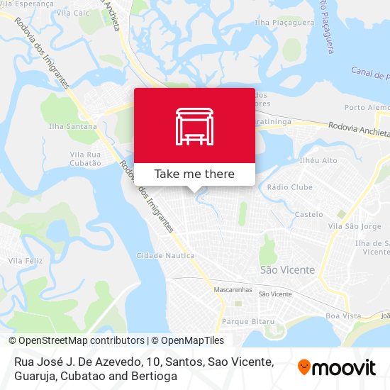 Rua José J. De Azevedo, 10 map