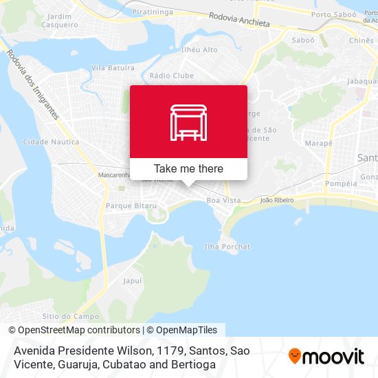 Avenida Presidente Wilson, 1179 map