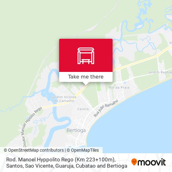 Rod. Manoel Hyppolito Rego (Km 223+100m) map