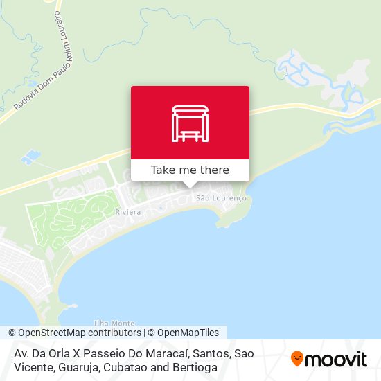 Av. Da Orla X Passeio Do Maracaí map