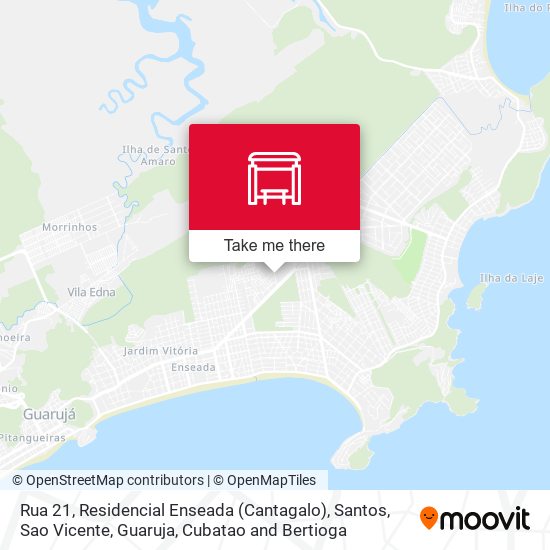 Rua 21, Residencial Enseada (Cantagalo) map