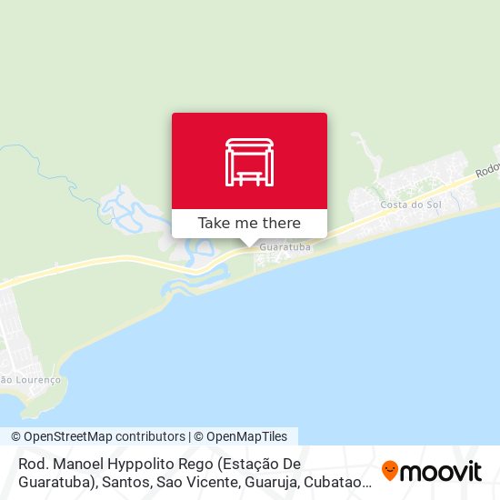 Rod. Manoel Hyppolito Rego (Estação De Guaratuba) map