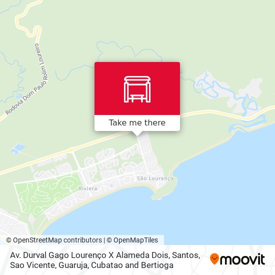 Av. Durval Gago Lourenço X Alameda Dois map
