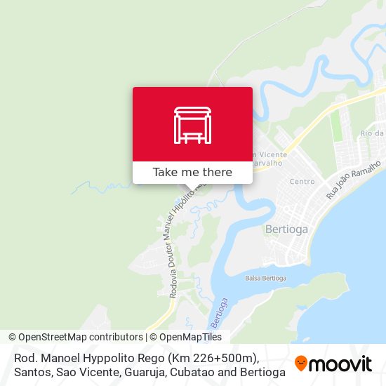 Rod. Manoel Hyppolito Rego (Km 226+500m) map