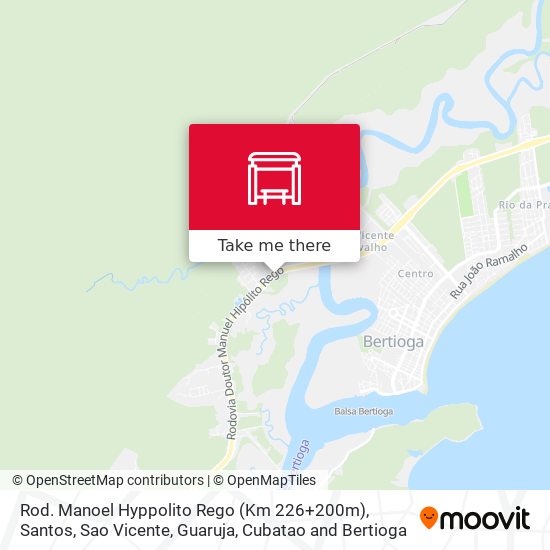 Rod. Manoel Hyppolito Rego (Km 226+200m) map
