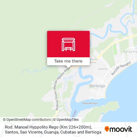 Rod. Manoel Hyppolito Rego (Km 226+200m) map