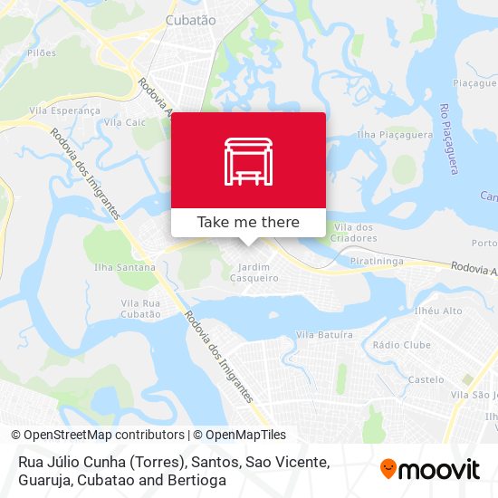 Rua Júlio Cunha (Torres) map