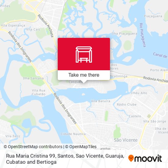 Rua Maria Cristina 99 map