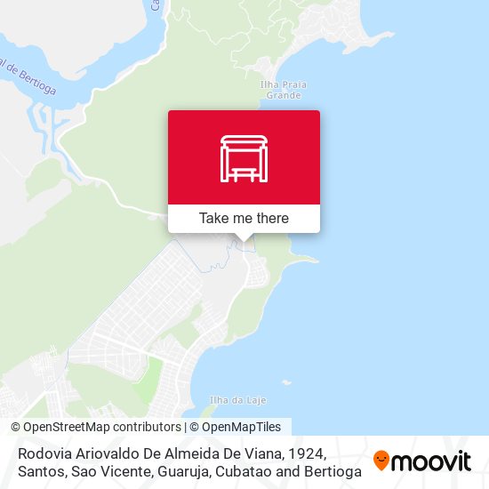 Rodovia Ariovaldo De Almeida De Viana, 1924 map