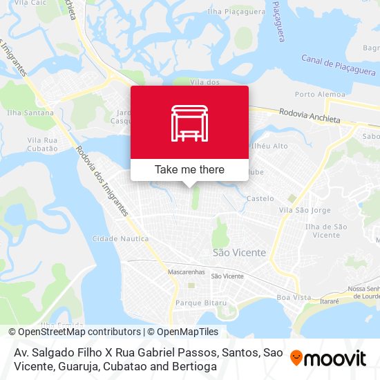Av. Salgado Filho X Rua Gabriel Passos map