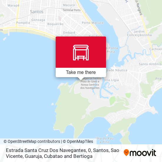 Estrada Santa Cruz Dos Navegantes, 0 map