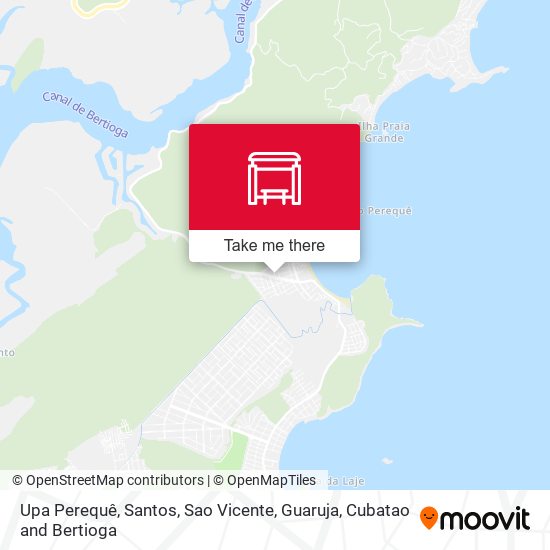 Upa Perequê map