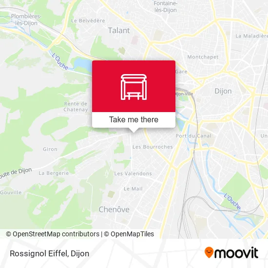 Rossignol Eiffel map