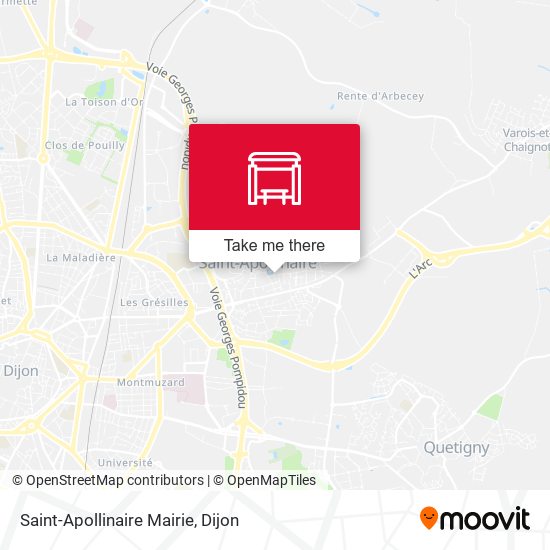 Saint-Apollinaire Mairie map