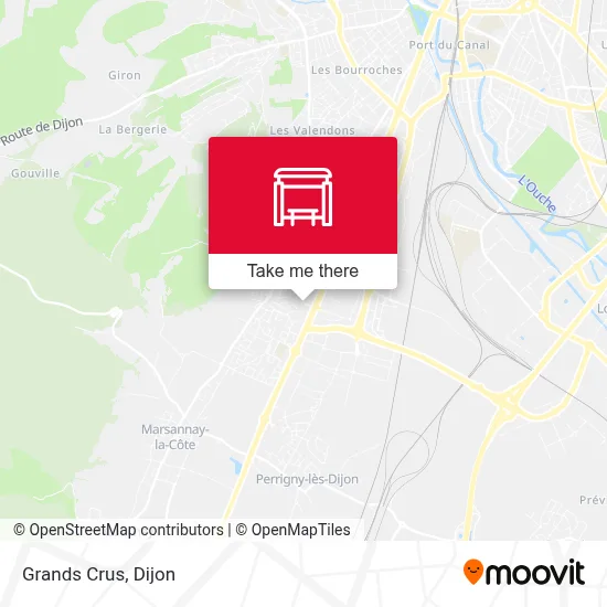 Grands Crus map