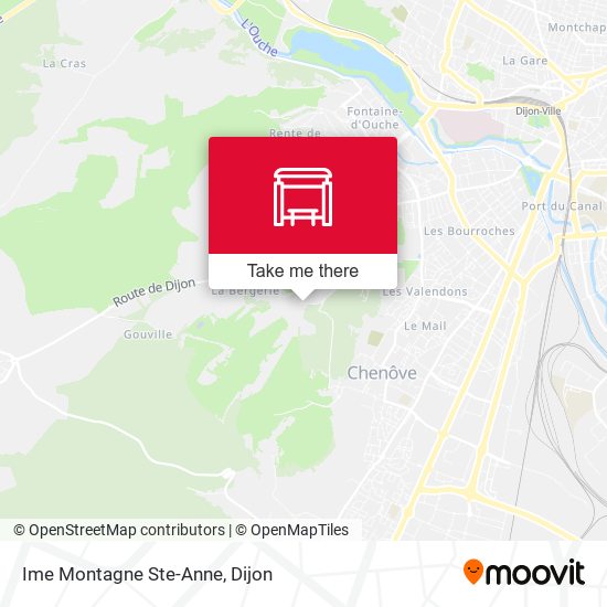 Ime Montagne Ste-Anne map