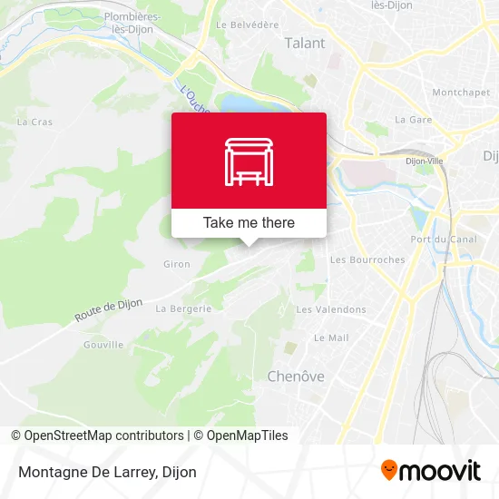 Montagne De Larrey map