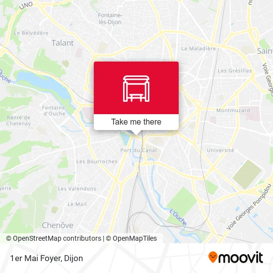 1er Mai Foyer map