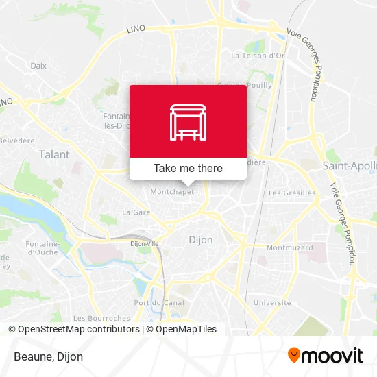Beaune map