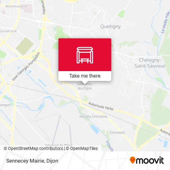 Sennecey Mairie map