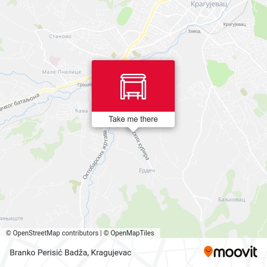 Branko Perisić Badža map