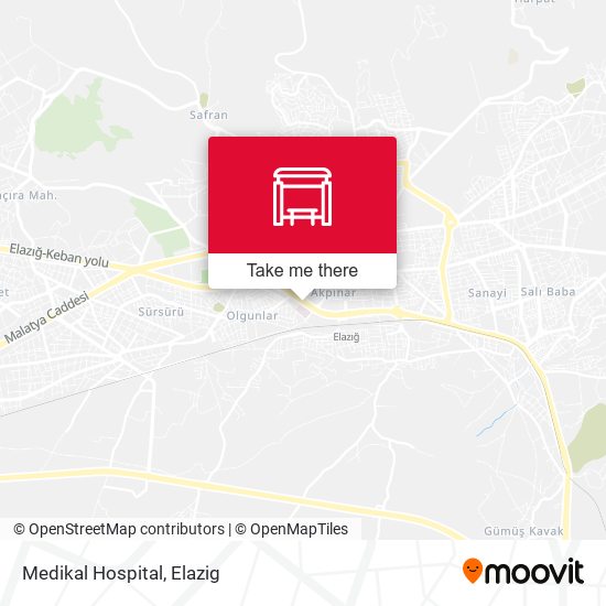 Medikal Hospital map