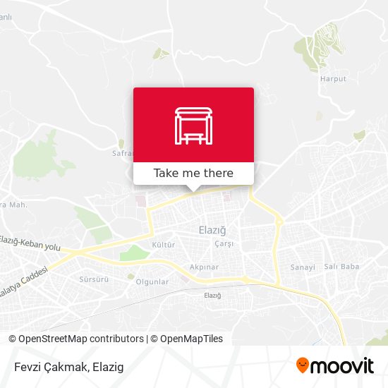 Fevzi Çakmak map