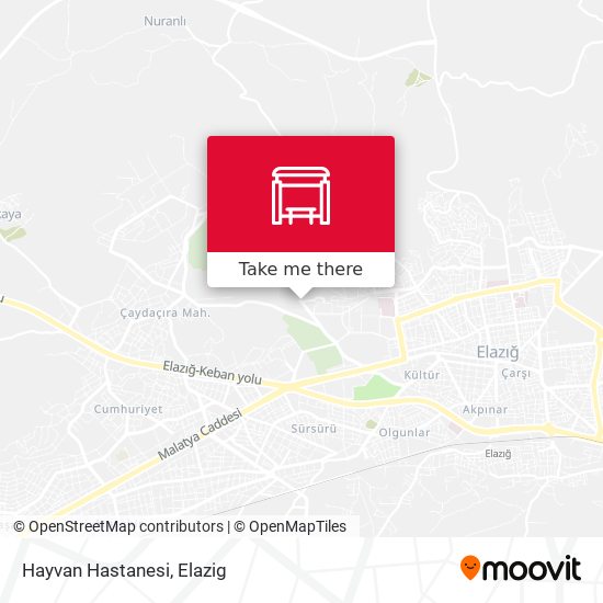 Hayvan Hastanesi map