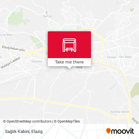 Sağlık Kabini map
