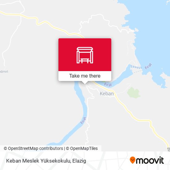 Keban Meslek Yüksekokulu map