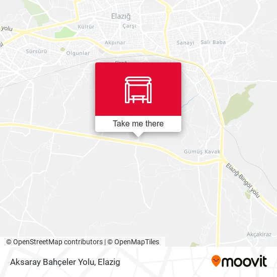 Aksaray Bahçeler Yolu map