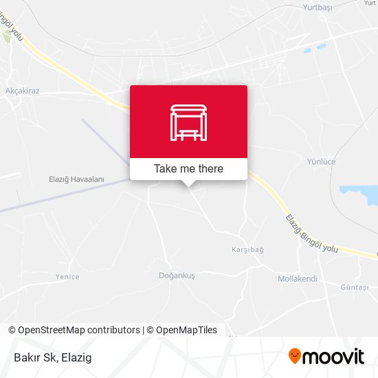 Bakır Sk map