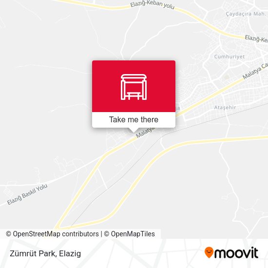 Zümrüt Park map
