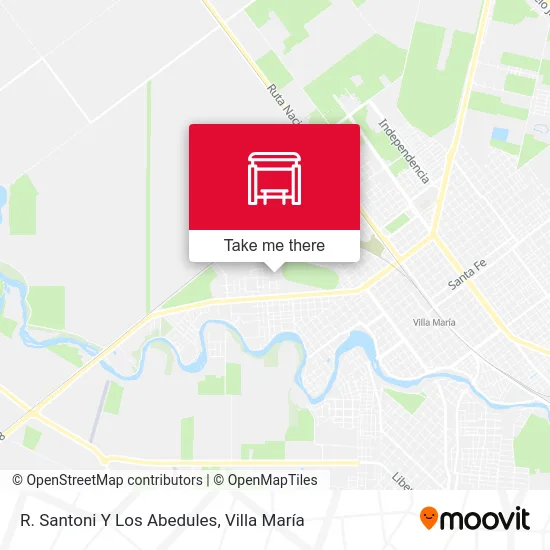 R. Santoni Y Los Abedules map