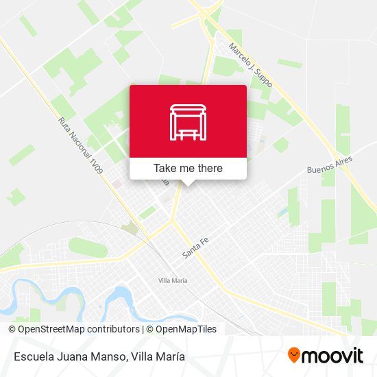 Mapa de Escuela Juana Manso