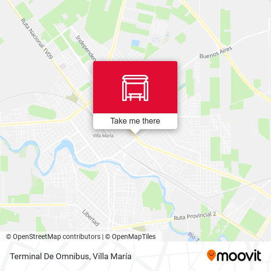 Mapa de Terminal De Omnibus (P 2-3-4)