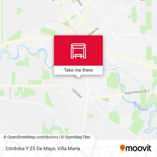 Córdoba Y 25 De Mayo map