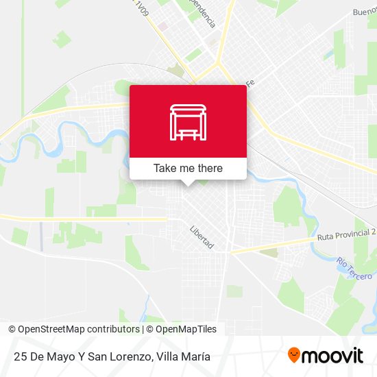 25 De Mayo Y San Lorenzo map