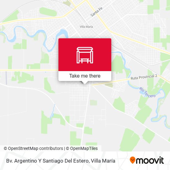 Bv. Argentino Y Santiago Del Estero map